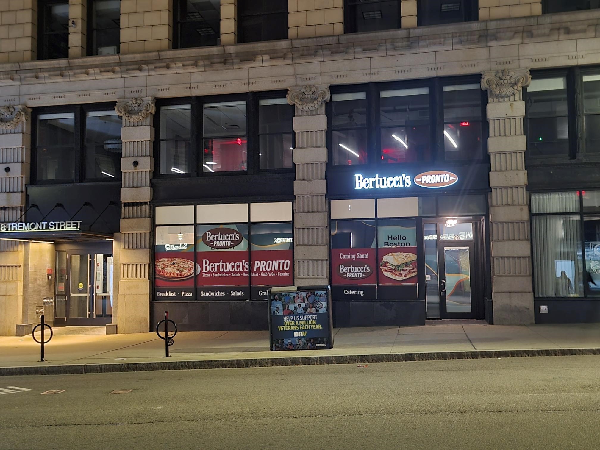 The storefront for Pronto - Tremont