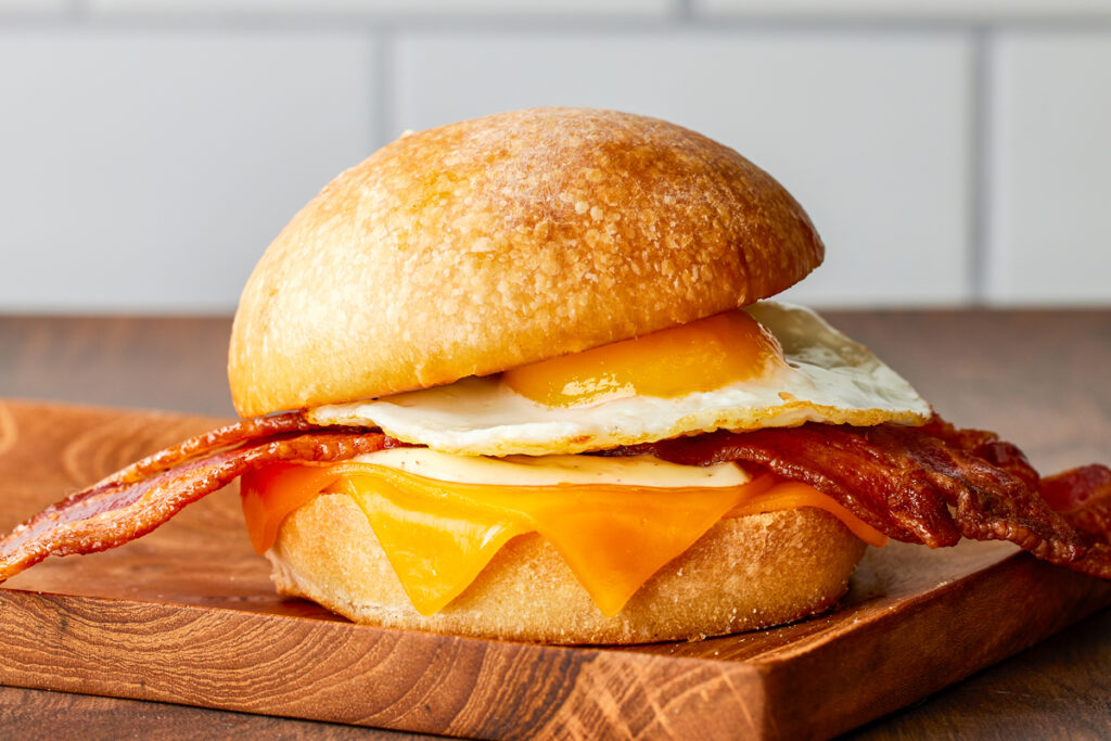 Bacon, Egg, & Cheese Breakfast Sandwich from Bertucci's Pronto