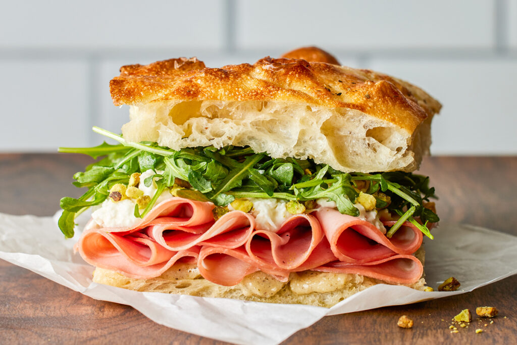 A Mortadella Sandwich from Bertucci's Pronto