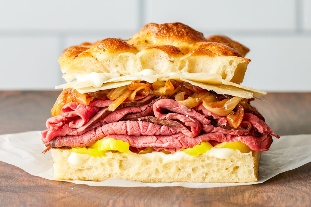 A Roast Beef Sandwich from Bertucci's Pronto