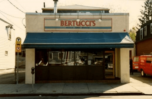 The storefront of the first Bertucci's