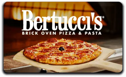 A Bertucci's gift card